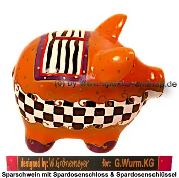 Sparschwein MittelSparschwein Art Design 4c 600