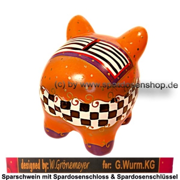 Preview: Sparschwein MittelSparschwein Art Design 4d 600