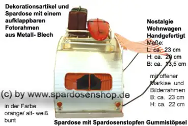 Nostalgie Wohnwagen orange D
