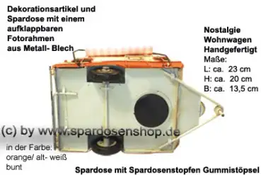 Nostalgie Wohnwagen orange unten