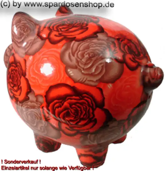 Sparschwein Blumendekor Keramik extra Groß mit Schloss Maße ca.: L= 28 cm ! Sonderverkauf ! 89b Sparschwein Blumendekor Keramik extra Groß mit Schloss Maße ca.: L= 28 cm ! Sonderverkauf ! 89b