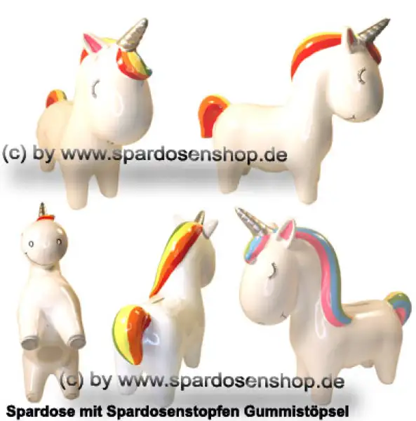 Spardose Einhorn extra groß Keramik Gesamt A Spardose Einhorn extra groß Keramik Gesamt A