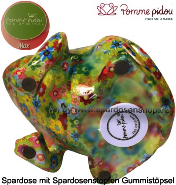 THUN Spardose „Franky“ Der Frosch Aus Keramik – Mit Glücksklee, Süße Geschenkidee Für Kinder, 10,5 X 10,2 X 12 Cm