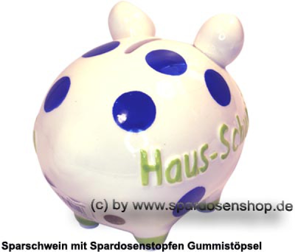 Sparschwein Kleinsparschwein 3D Design Haus-Schwein Keramik D
