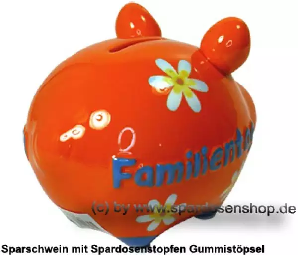 Sparschwein Kleinsparschwein 3D Design Familientag D