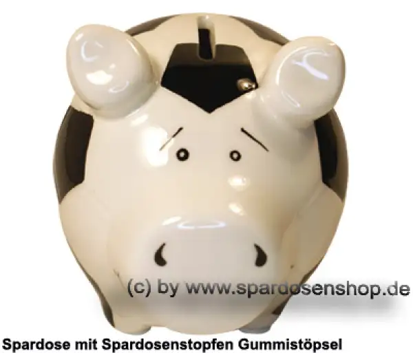 Sparschwein Kleinsparschwein Fussballschwein Keramik B