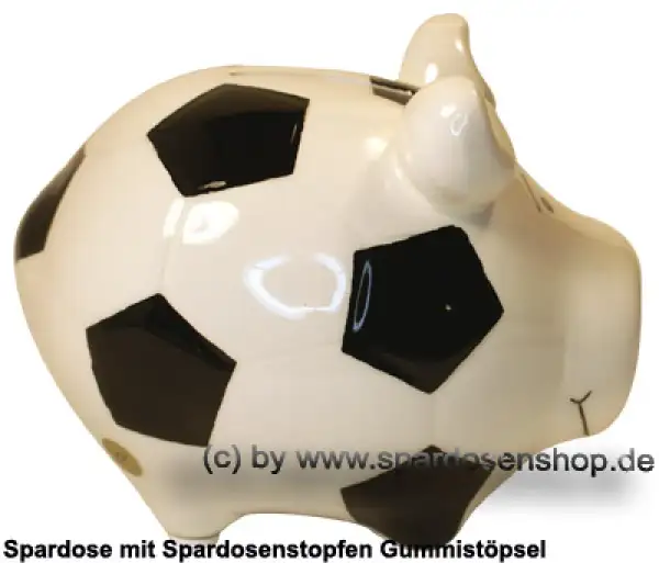 Sparschwein Kleinsparschwein Fussballschwein Keramik C