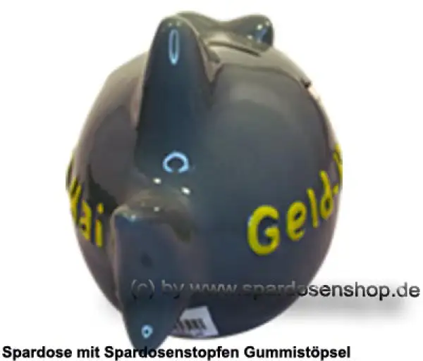 Spardose Spartier 3D Design Geld-Hai Keramik D