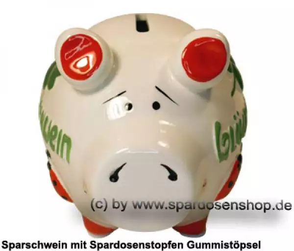 Sparschwein Kleinsparschwein 3D Glücksschwein Luxusvariante Keramik B