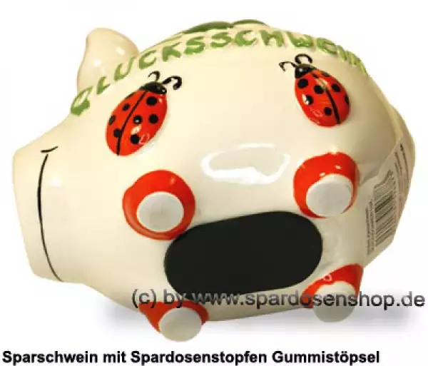 Sparschwein Kleinsparschwein 3D Glücksschwein Luxusvariante Keramik E