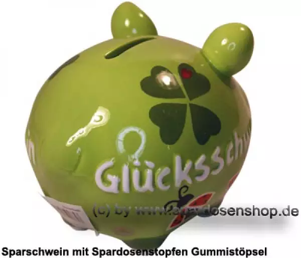 Sparschwein Kleinsparschwein 3D neues Design Glücksschwein Keramik D