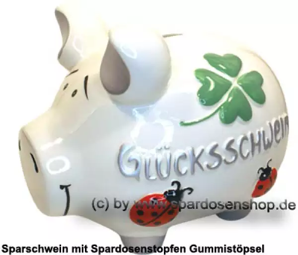 Sparschwein mittelgroßes Sparschwein 3D Design Glücksschwein Keramik A