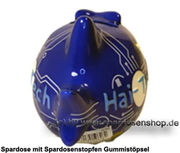 Spardose Spartier 3D Design Hai-Tech Keramik D Spardose Spartier 3D Design Hai-Tech Keramik D
