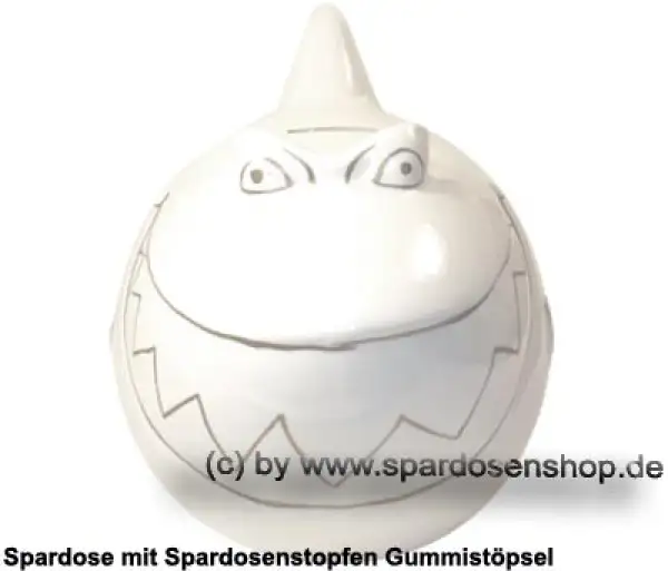 Spardose Spartier Monsterhai 3D Design Hai-raten Keramik B Spardose Spartier Monsterhai 3D Design Hai-raten Keramik B