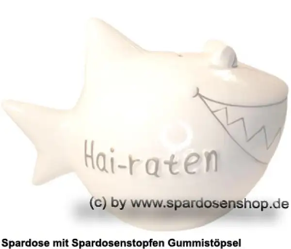Spardose Spartier Monsterhai 3D Design Hai-raten Keramik C Spardose Spartier Monsterhai 3D Design Hai-raten Keramik C