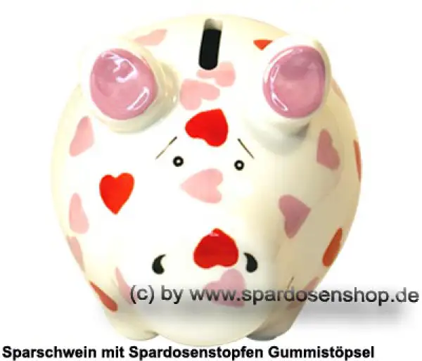 Sparschwein Kleinsparschwein Herzchen-Schwein Keramik B Sparschwein Kleinsparschwein Herzchen-Schwein Keramik B