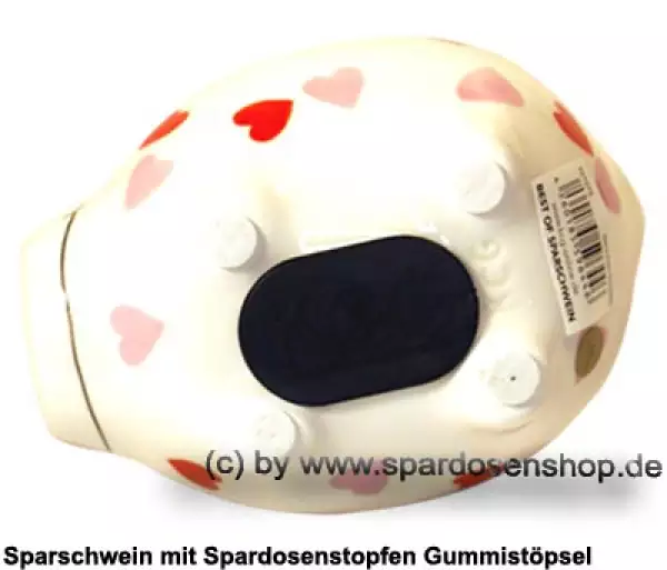 Sparschwein Kleinsparschwein Herzchen-Schwein Keramik E