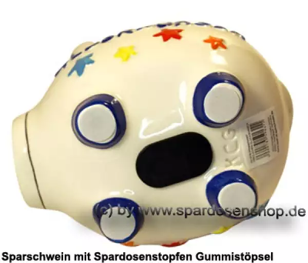 Sparschwein mittelgroßes Sparschwein 3D Design HERZLICHEN GLÜCKWUNSCH Keramik E