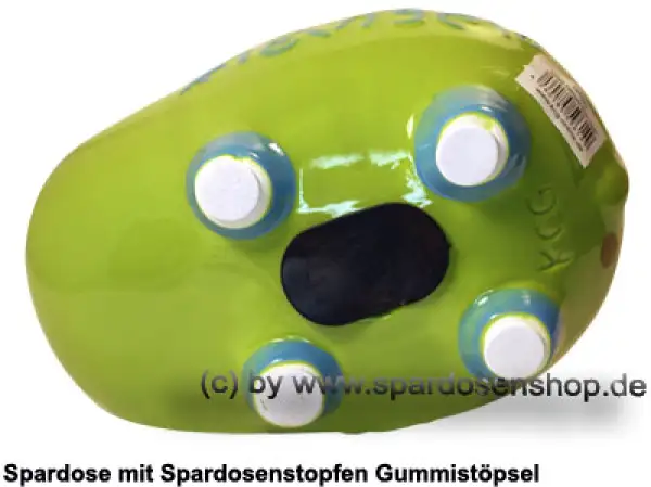Spardose Spartier Hippo hellgrün mittelgroß 3D Design Keramik E Spardose Spartier Hippo hellgrün mittelgroß 3D Design Keramik E