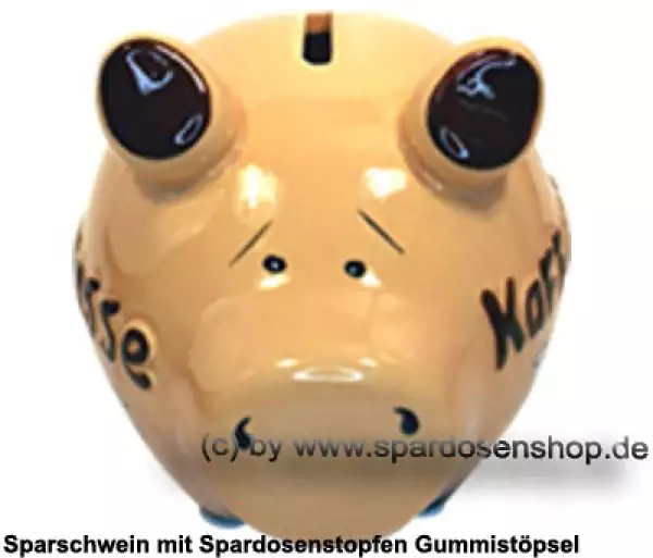 Sparschwein Kleinsparschwein 3D Design Kaffeekasse Keramik B