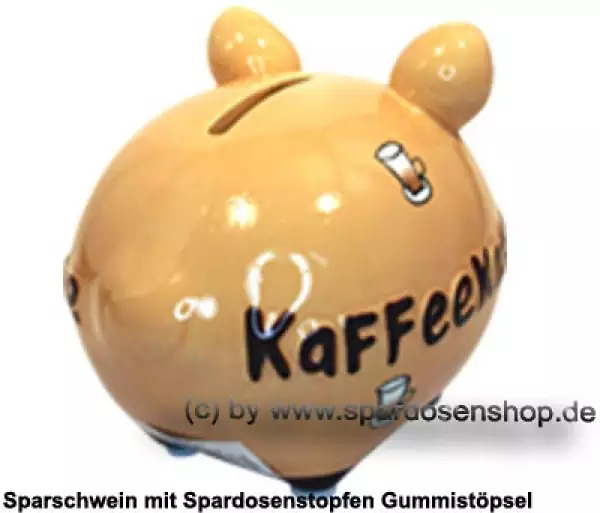 Sparschwein Kleinsparschwein 3D Design Kaffeekasse Keramik D