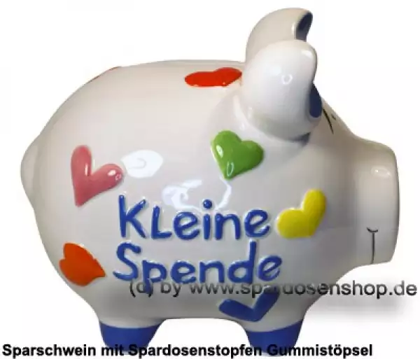 Sparschwein mittelgroßes Sparschwein 3D Design Kleine Spende Keramik C
