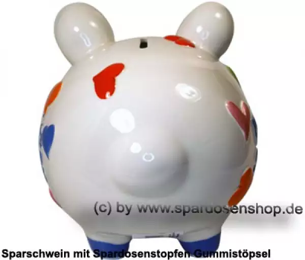 Sparschwein mittelgroßes Sparschwein 3D Design Kleine Spende Keramik D