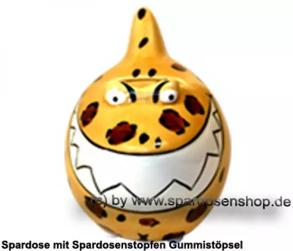 Spardose Spartier Design Leoparden-Hai Keramik C