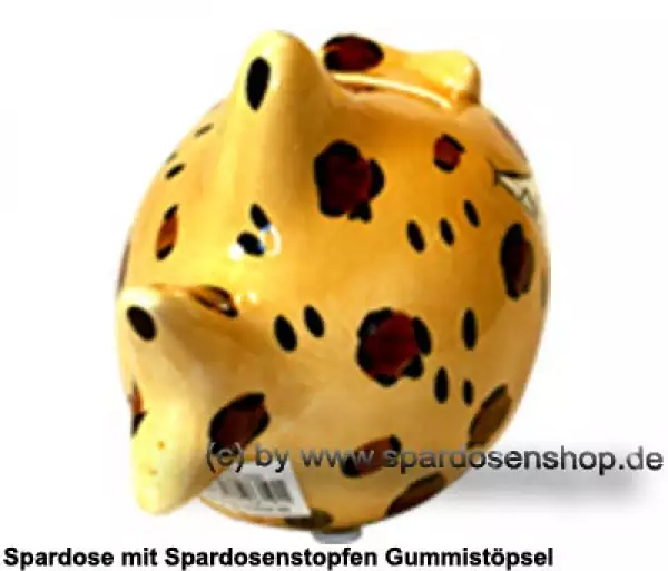 Spardose Spartier Design Leoparden-Hai Keramik D