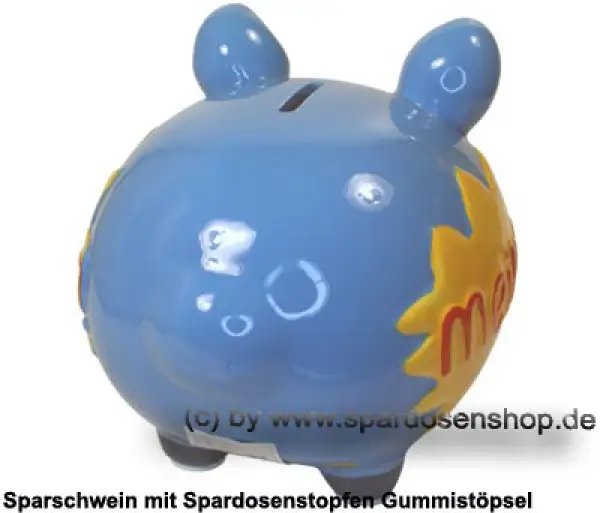 KCG mittelgroßes Sparschwein 3D Design Meins! Keramik D KCG mittelgroßes Sparschwein 3D Design Meins! Keramik D