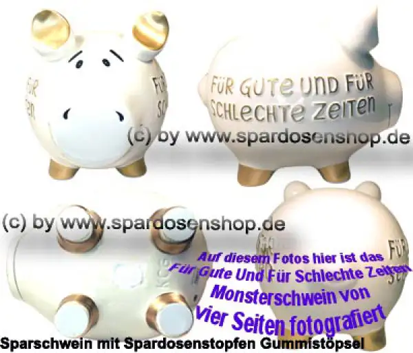 Sparschwein Für Gute Und Für Schlechte Zeiten Größenvarianten Monster Gesamt