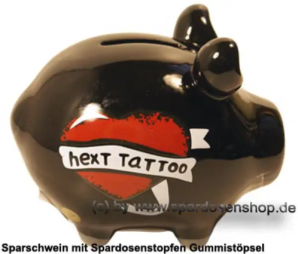 Sparschwein Kleinsparschwein Next Tattoo Keramik C