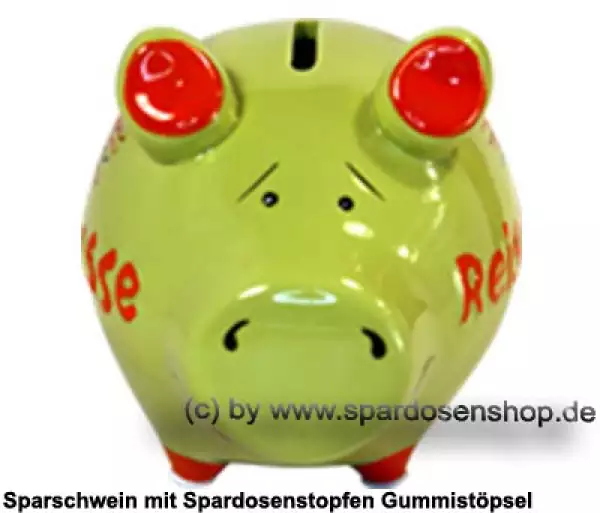 Sparschwein Kleinsparschwein 3D Design ReiseKasse Keramik B