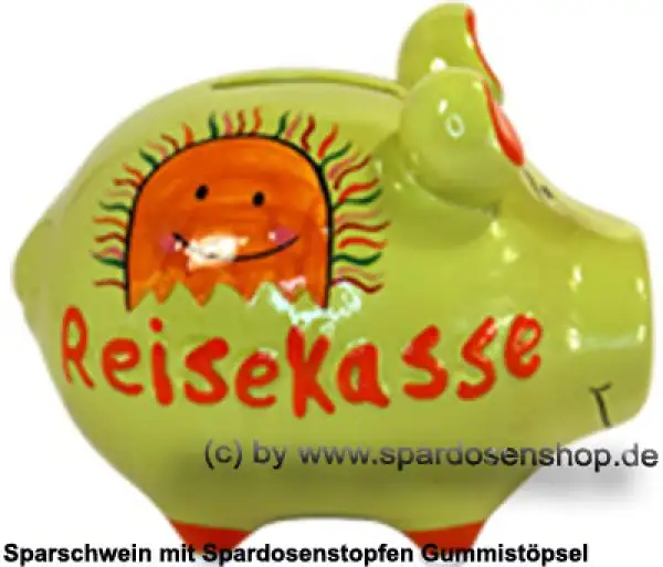 Sparschwein Kleinsparschwein 3D Design ReiseKasse Keramik C