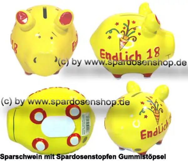 KCG Sparschwein Endlich 18 Gesamt KCG Sparschwein Endlich 18 Gesamt