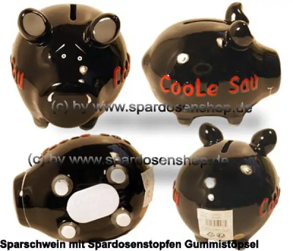 KCG Kleinsparschwein 3D Cool Sau Gesamt