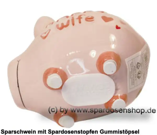KCG Kleinsparschwein 3D Happy wife – life E