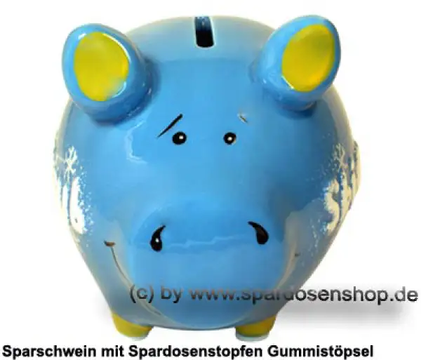 Sparschwein Kleinsparschwein 3D Design Ski Urlaub Keramik B Sparschwein Kleinsparschwein 3D Design Ski Urlaub Keramik B