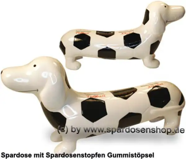 Spardose Spartier Spardackel weis mit Design - Fußball - Frauen - Alkohol - Keramik Gesamt A Spardose Spartier Spardackel weis mit Design - Fußball - Frauen - Alkohol - Keramik Gesamt A