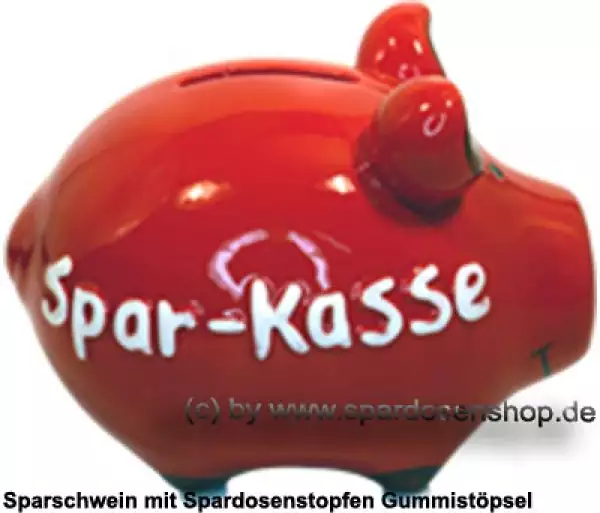Sparschwein Kleinsparschwein 3D Design Spar-Kasse Keramik C