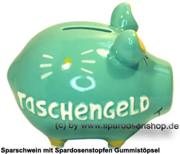 KCG Sparschwein Taschengeld türkis C KCG Sparschwein Taschengeld türkis C