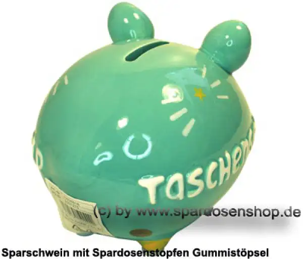 KCG Sparschwein Taschengeld türkis D KCG Sparschwein Taschengeld türkis D
