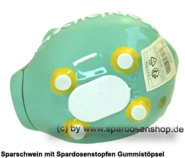 KCG Sparschwein Taschengeld türkis E KCG Sparschwein Taschengeld türkis E