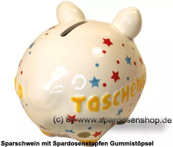 Sparschwein Kleinsparschwein 3D Design Taschengeld D