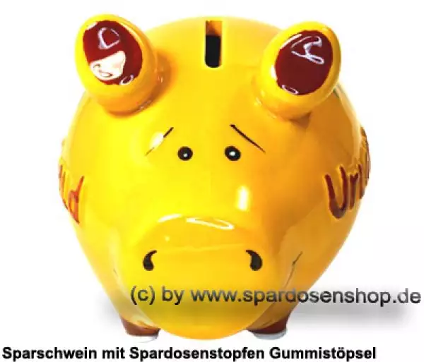 Sparschwein Kleinsparschwein 3D Design Urlaubsgeld Keramik B