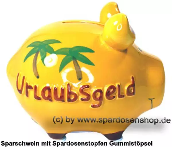Sparschwein Kleinsparschwein 3D Design Urlaubsgeld Keramik C