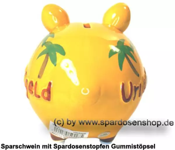 Sparschwein Kleinsparschwein 3D Design Urlaubsgeld Keramik D