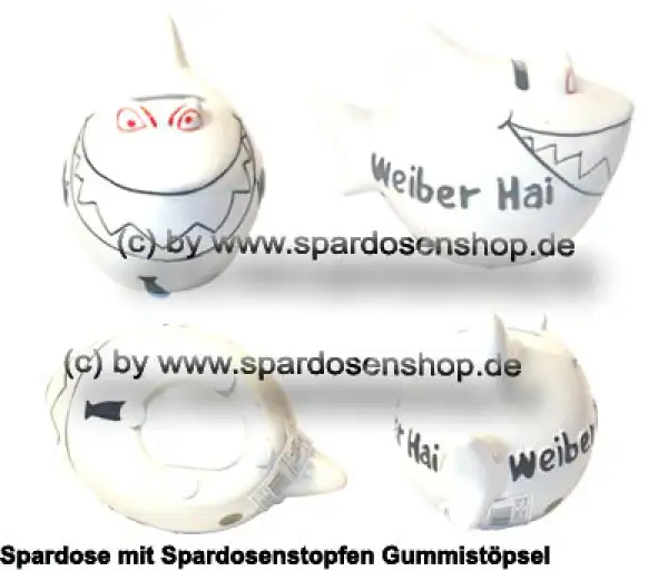 Spardose Spartier Design Weiber Hai Keramik Gesamt Spardose Spartier Design Weiber Hai Keramik Gesamt