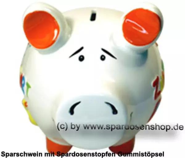Sparschwein mittelgroßes Sparschwein 3D Design Zur Geburt Keramik B