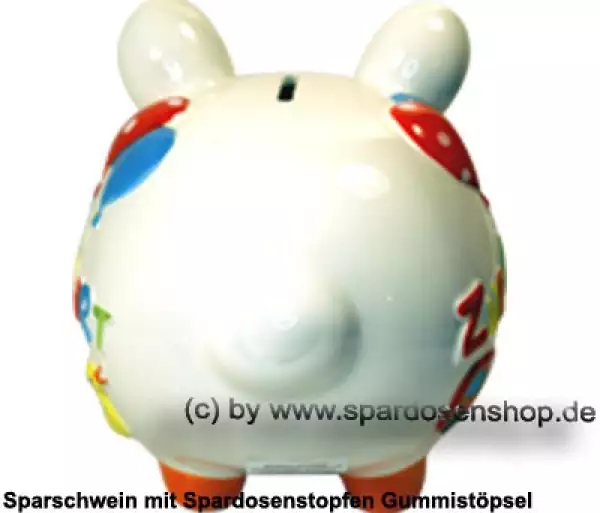 Sparschwein mittelgroßes Sparschwein 3D Design Zur Geburt Keramik D